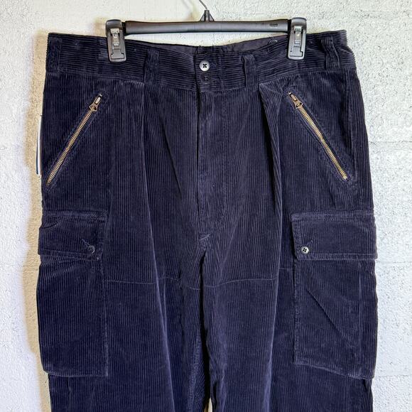 Polo Ralph Lauren Relaxed Fit Sportsman Cargo Pants Navy 36X32 $298 - Picture 5 of 12